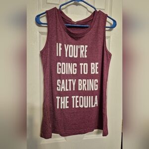 Women's Maroon Sleeveless Top